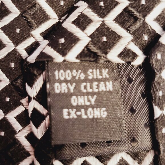 Campia Moda ~ EX Long, Geometric Pattern Necktie ~ Excellent Condition - Picture 5 of 7